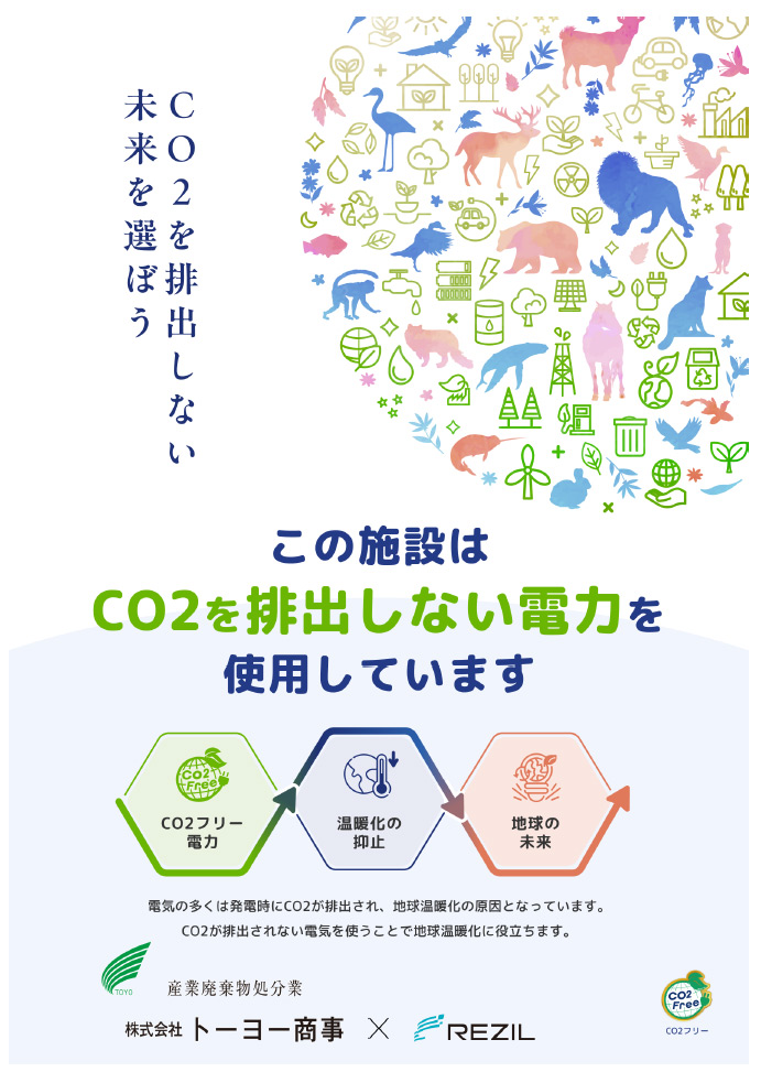 CO2を排出しない未来を選ぼう